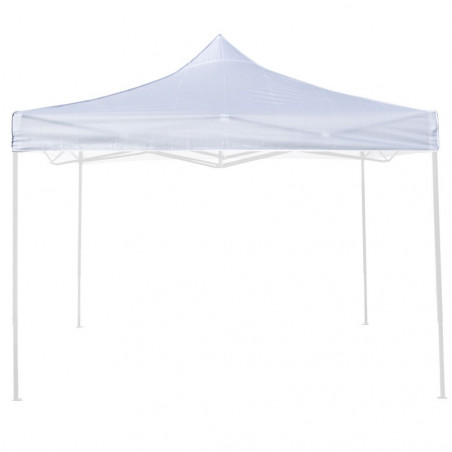 Couverture de toit blanche 3 x 3 étanche pour remplacement de gazebo refermable