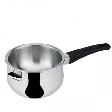 Stainless steel casserole 1 handle Bain marie cm 17 Ilsa