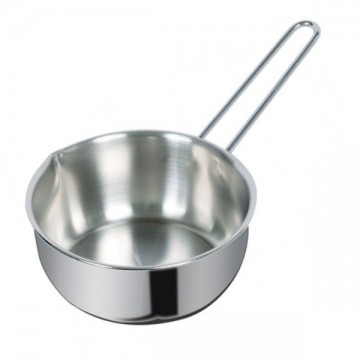 Stainless steel saucepan 1 handle cm 10 Dune Metalsomma