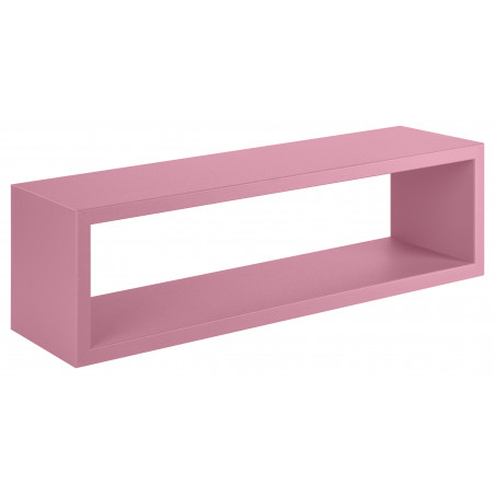 Mensola da Muro, Pensile Bagno, Mensola da Parete, Scaffale da Parete, Rosa Blush, 60x17 p15,5 cm - Regolo