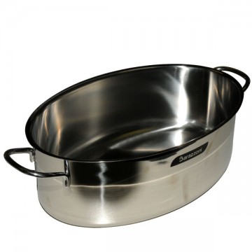 Bonita Barazzoni Oval Stainless Steel Casserole cm 32