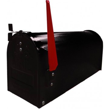 America Aluminum Mailbox Without Pole Black