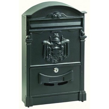 Mailbox Blinky Residencia Black Alum 26X9X41H