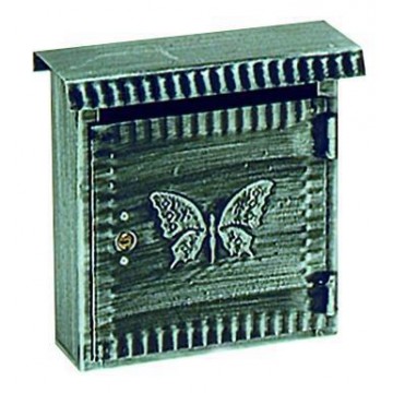 Fe-Battuto Letterbox Small Antiqued 22X8X25H