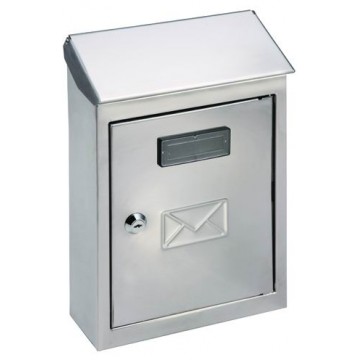 Cassetta per Lettere Inox Lettera-Small Italia 20X6X30H