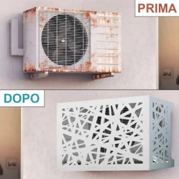 copertura protettiva anti ruggine e di design per climatizzatore