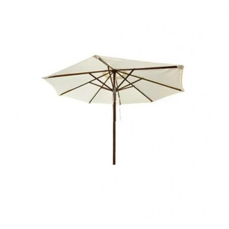 Umbrella Wood Polies.Gold 250 Vette 05816