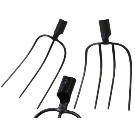 Forca a 3 Denti Import – Acciaio Forgiato, Attrezzo Manuale per Giardinaggio