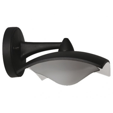 Lanterna Dioniso LED Braccio Superiore – Polipropilene Nero, 8W, IP44, Esterni – GDLC