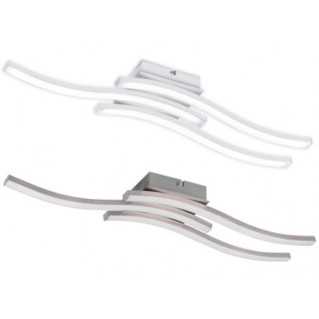 Plafoniera LED Route 3 Bacchette Bianche – 15W, 1800 lm, 4000K – Trio Lighting