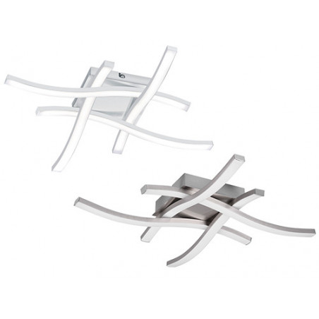 Plafoniera LED Route 4 Bacchette Bianche – 20W, 2400 lm, 4000K – Trio Lighting