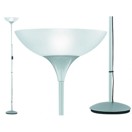 Lampada da terra Dezwo H180 cm – Metallo titanio – Trio Lighting – Illuminazione ambienti interni