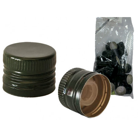 Tappi a vite con versatore Ø31,5 mm – Confezione 24 pezzi – Per bottiglie olio e liquori