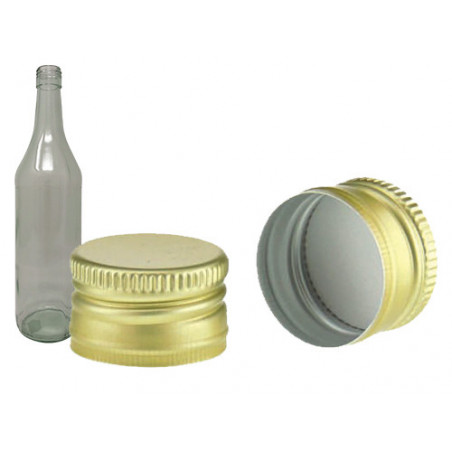 Tappi a vite Ø31,5 mm – Confezione 24 pezzi – Per bottiglie olio e liquori