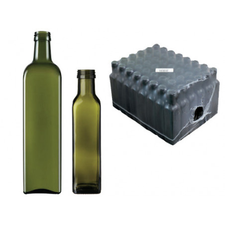 Bottiglie in vetro Marasca 250 ml – Confezione 48 pezzi – Per olio e liquori