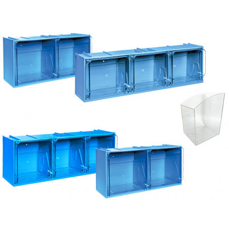 Cassettiera modulare 5 cassetti CB50/2S – Compatta e resistente – Mobil Plastic