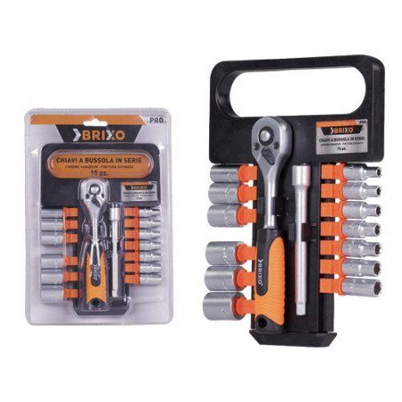 Set chiavi a bussola 14 pezzi – Attacco 1/2" – Brixo