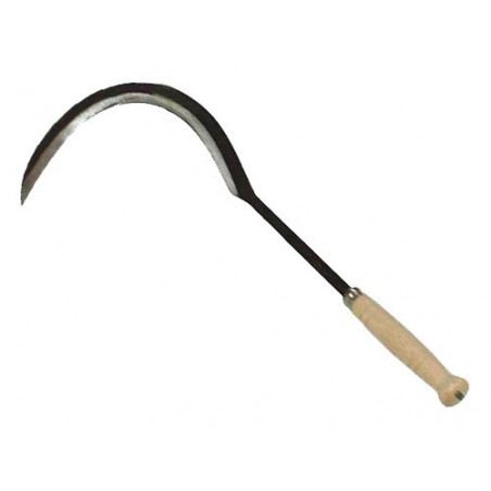 Roncola Coltodino Brixo 60 cm – Lama in acciaio forgiato, manico legno – Per tagli curvi