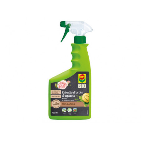 Insetticida naturale Tripla Azione – 750ml – COMPO BIO – Protezione completa per orto e giardino