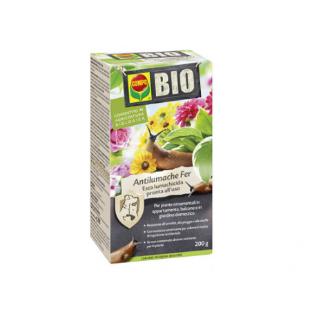 Esca antilumache FER – 200g – COMPO BIO – Protezione naturale contro lumache e limacce