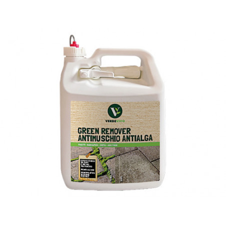 Green Remover Antimuschio Antialga – 5L – VerdeVivo – Pulizia naturale per superfici esterne