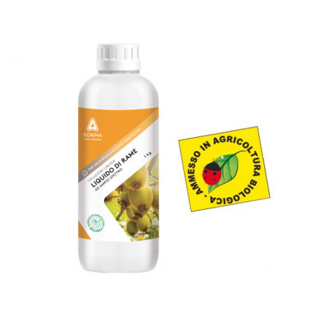 Concime liquido a base di rame – 1L – Kollant – Stimola la crescita e previene carenze