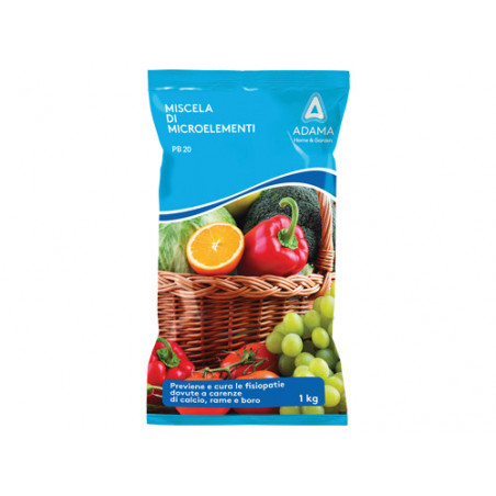 Concime PB 20 in polvere bagnabile – 1kg – Kollant – Apporto di microelementi per piante vigorose