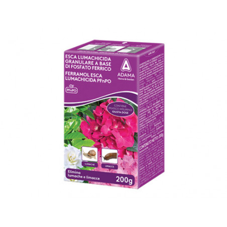 Esca lumachicida Ferramol – 200g – Adama – Protezione naturale contro lumache e limacce