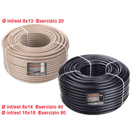 Tubo per irrorazione in PVC 8x14 mm – 40 bar – 100 m – Giardinaggio e agricoltura