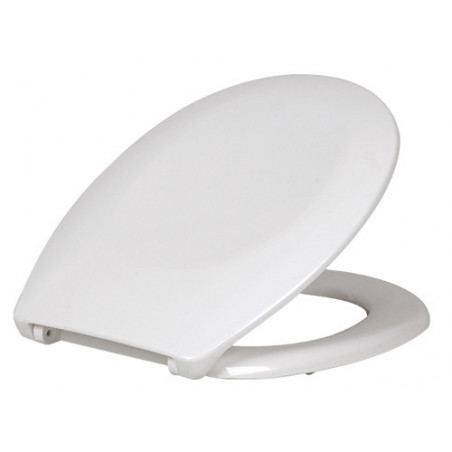 Sedile WC termoindurente Comfort 1B – Brixo – Bianco – Chiusura ammortizzata