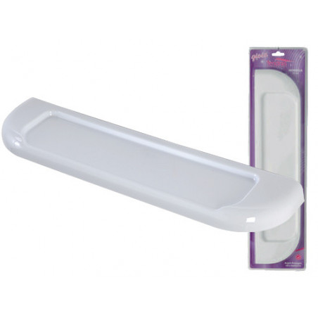 Mensola Gioia in ABS bianco 50 cm – Fissaggio adesivo o viti – Praticità per il bagno
