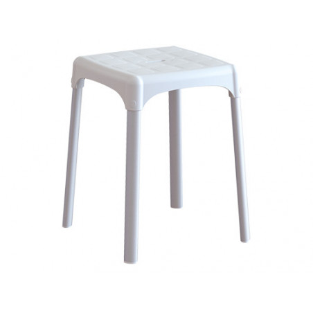 Sgabello da bagno fisso 42 cm – K Design EH-ST-PP-BX – Comfort e stabilità in doccia