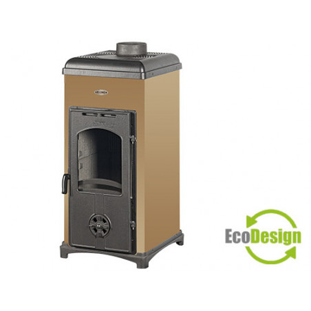 Stufa a legna K2 Beige – 6,3 kW – K-Line – Riscaldamento efficiente per ambienti fino a 185 m³