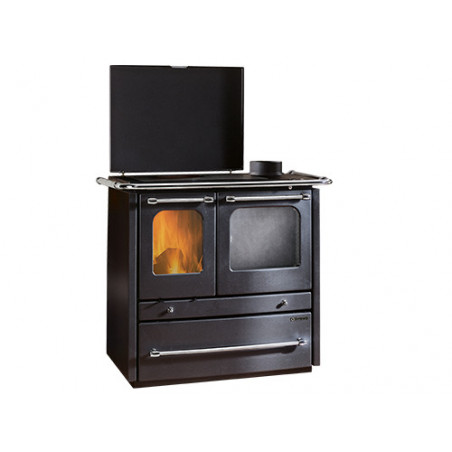 Termocucina a legna Sovrana DSA Antracite – 13,5 kW – La Nordica – Cucina e riscaldamento per ambienti fino a 387 m³