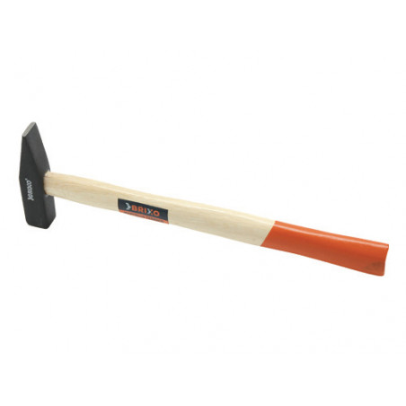 Martello tedesco Brixo 2000 g – Testa quadra e penna simmetrica – Manico in legno sagomato