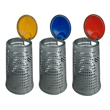 Trespolo portasacchi 38x80 cm rosso – ICS Tata – Supporto per raccolta differenziata domestica