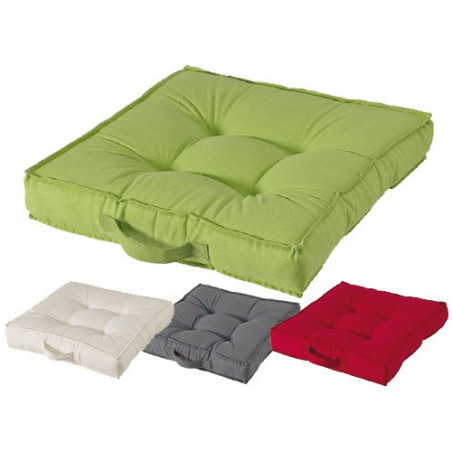 Cuscino Living verde 50x50x10 cm – Comfort per sedute da giardino