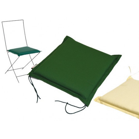 Cuscino Zippo ecru seduta 40x40x5 cm – Comfort per sedie da esterno