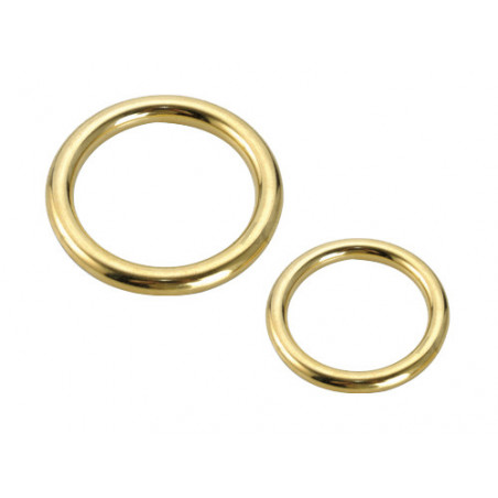 Anelli ottone lucido 19x25 mm – Confezione da 200 pezzi per tendine