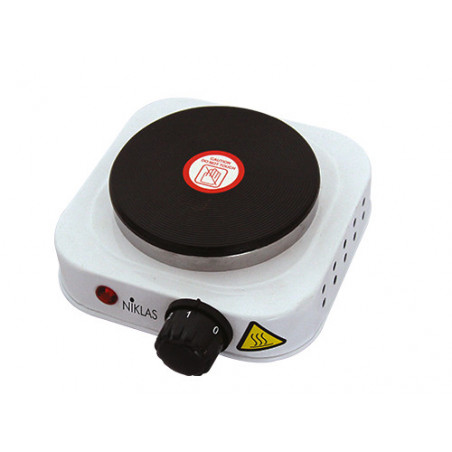 Fornello elettrico Niklas 1 piastra Ø105 mm – 500W – Compatto e portatile