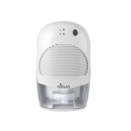 Deumidificatore Niklas Dry 1500 – 600 ml/24h – Vaschetta 1,5 L – Tecnologia Peltier