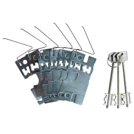 Cambio combinazione chiavi CR A.23-2000-01 – Ambidestra 92 mm – Per serrature Plus
