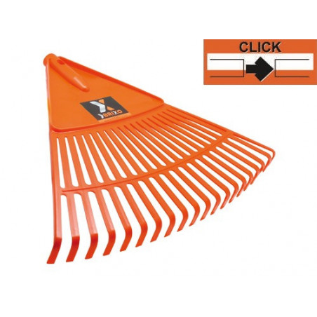 Scopa Brixo Ergo Click Easy 50 cm – 20 denti – Attacco rapido Click Connect