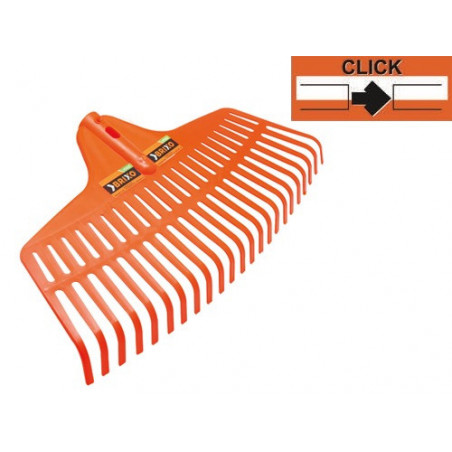 Scopa Brixo Ergo Click Jolly 46 cm – 23 denti – Attacco rapido Click Connect