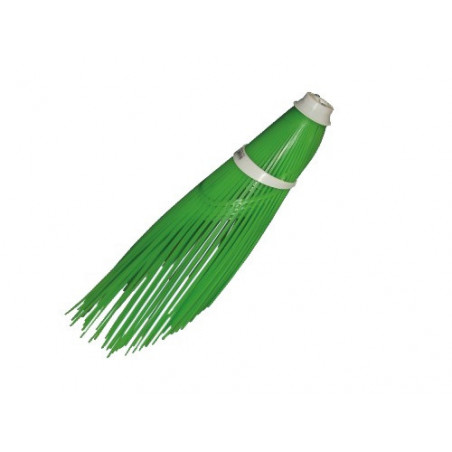 Scopa Brixo PP a fili 58 cm – Taglio inclinato – Manico adattabile Ø25 mm