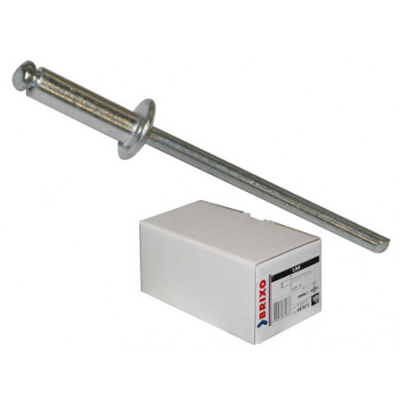Rivetti Brixo alluminio 3,4x7 mm – Testa tonda – Confezione 1000 pezzi