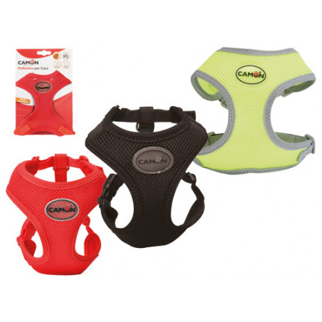 Pettorina Camon Mesh rossa MD – Doppia regolazione – Comfort e traspirabilità per cani medi