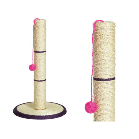 Tiragraffi Camon colonna Ø34xH62 cm – Sisal resistente – Con pallina gioco per gatti