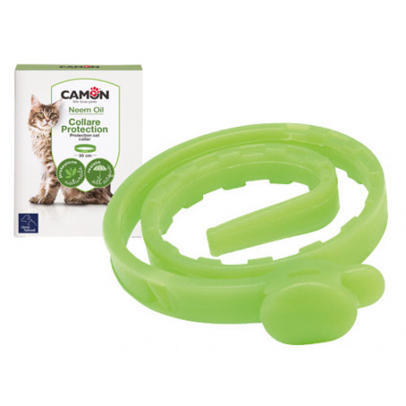Collare Camon barriera per gatti – Olio di Neem – Protezione naturale 35 cm