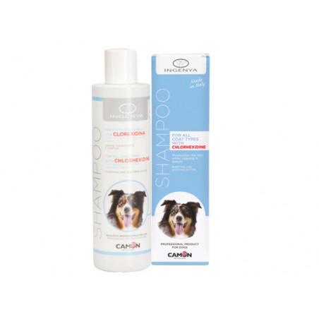 Shampoo Camon alla clorexidina 250 ml – Igienizzante e lenitivo per cani